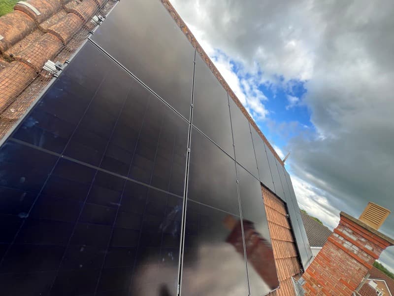 Remote property after solar panel installation by Lunar Solar