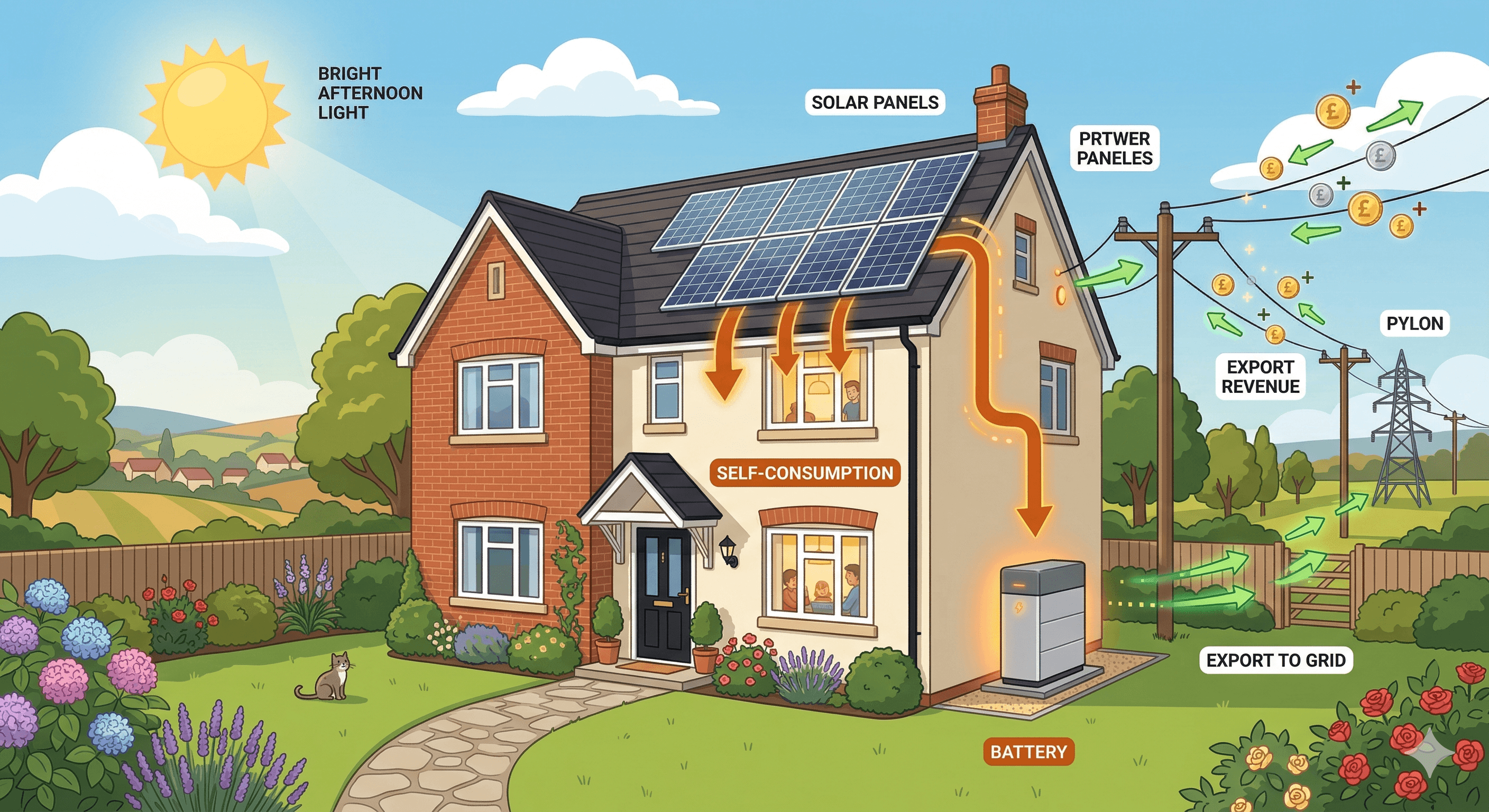Cover Image for Can You Sell Solar Energy Back to the Grid in the UK?