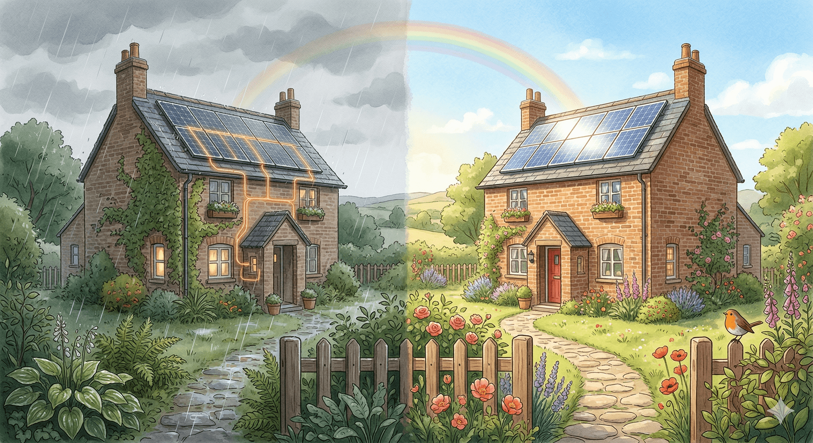 Cover Image for Do Solar Panels Work in the UK's Cloudy Weather?